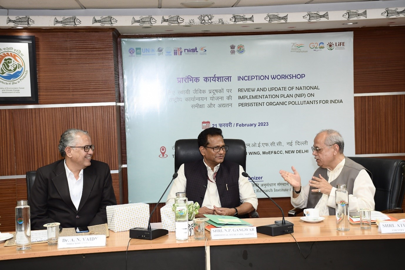 Inception Workshop of the GEF-UNEP funded project  Review and update of National Implementation Plan (NIP) on Persistent Organic Pollutants (POPs) for India Image